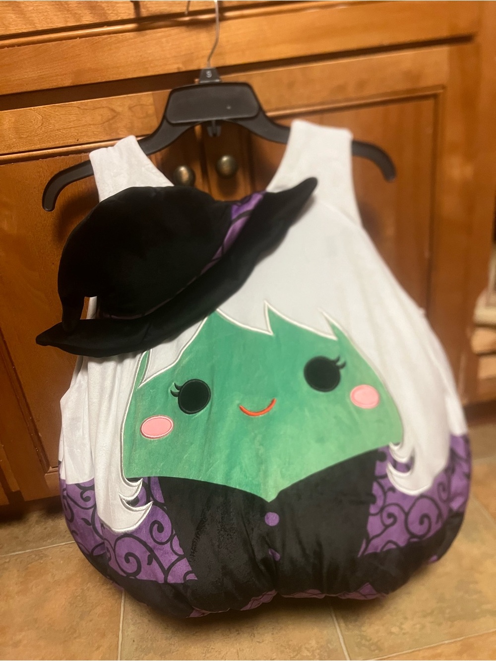 Squishmallow Mariposa the Witch Kids Halloween Costume one size like new